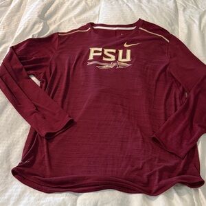 Nike drifit xl FSU Garnett Long Sleeve Shirt